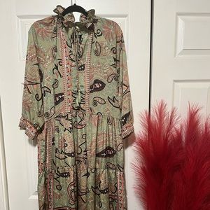 Boho Paisley Dress